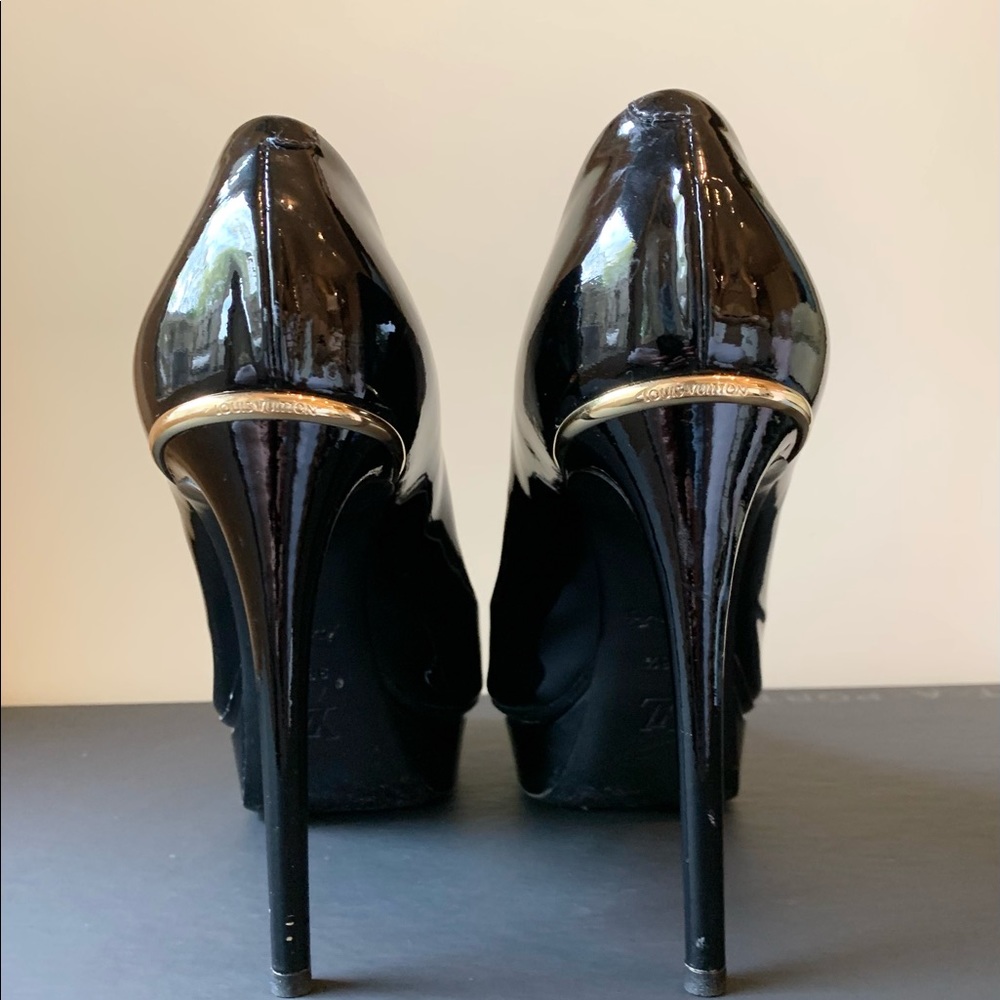 Louis Vuitton Eyeliner Peep Toe Platform Pumps - Picture 4 of 10